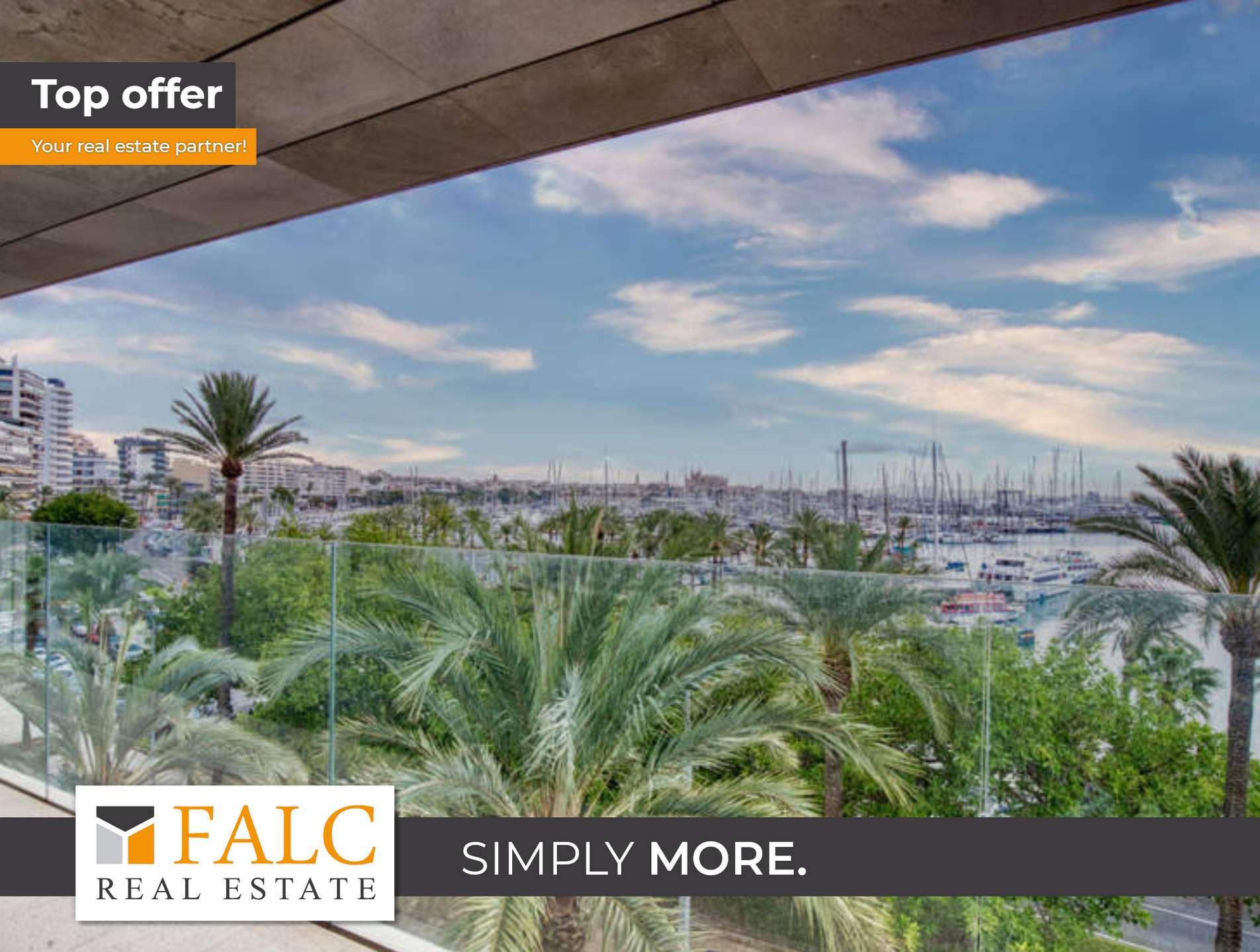 Luxury apartment on the seafront with sea views in Palma
